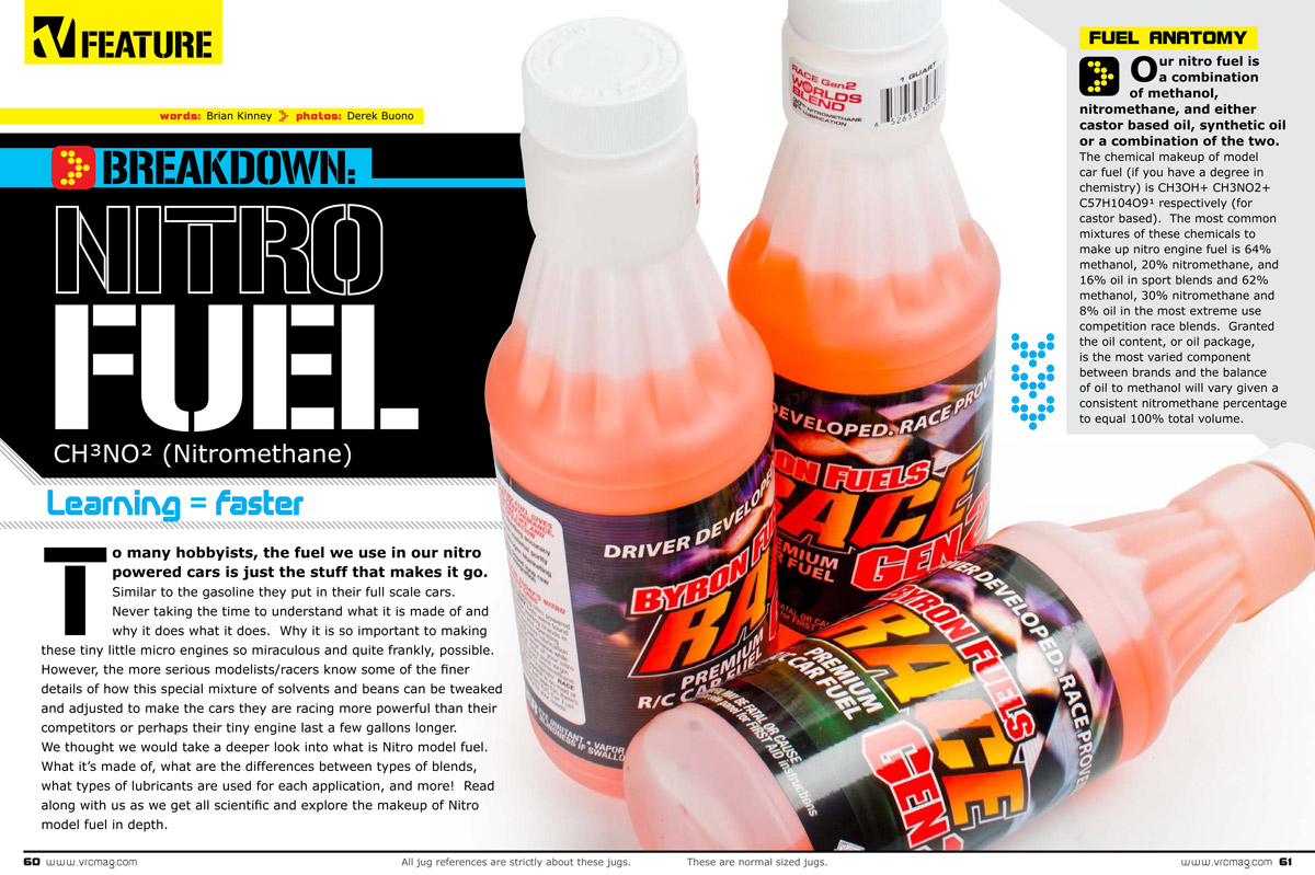 Breakdown Nitro Fuel Free Article! Velocity RC Magazine